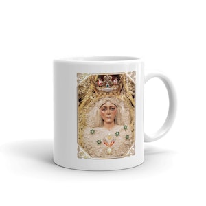 Catholic gifts - Virgin of Hope of Macarena - Ceramic Mug - religious gifts - home decor - Virgin Mary mugs