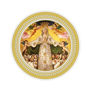Katholieke stickers - De Heilige Maagd van Barmhartigheid - Sticker - 4 maten - Katholieke kunst - Religieus cadeau-idee