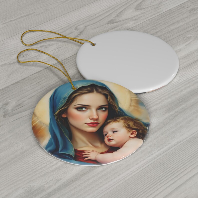 Catholic Gifts Mother Mary Christmas Decoration Virgin Mary and Child
