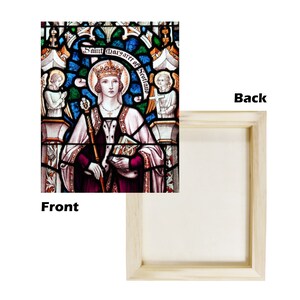 Religious Art on Wood - Saint Margaret of Scotland - Wood Print  - Catholic gifts - Religious decor - St Margaret - Catholic gift - Queen