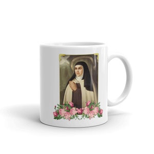 Catholic gifts - Saint Teresa of Avila ceramic mug - catholic mugs - religious gifts - St Teresa - catholic home decor