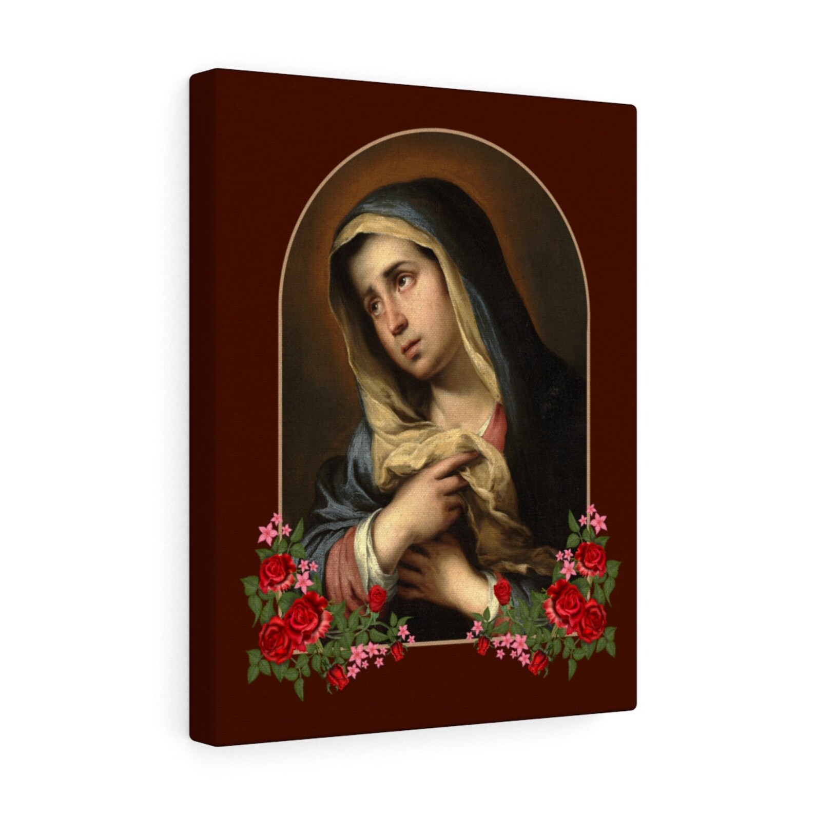 Canvas Art - Our Lady of Sorrows - Religious Wall Art - Print on Canvas ...