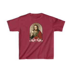 Kids Heavy Cotton Tee - Christ with the Holy Eucharist
