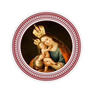 Unsere Liebe Frau von Brezje - Katholische Aufkleber - Heilige Kunst - Madonna mit Kind - Jungfrau mit Kind - Religiöse Ikonen