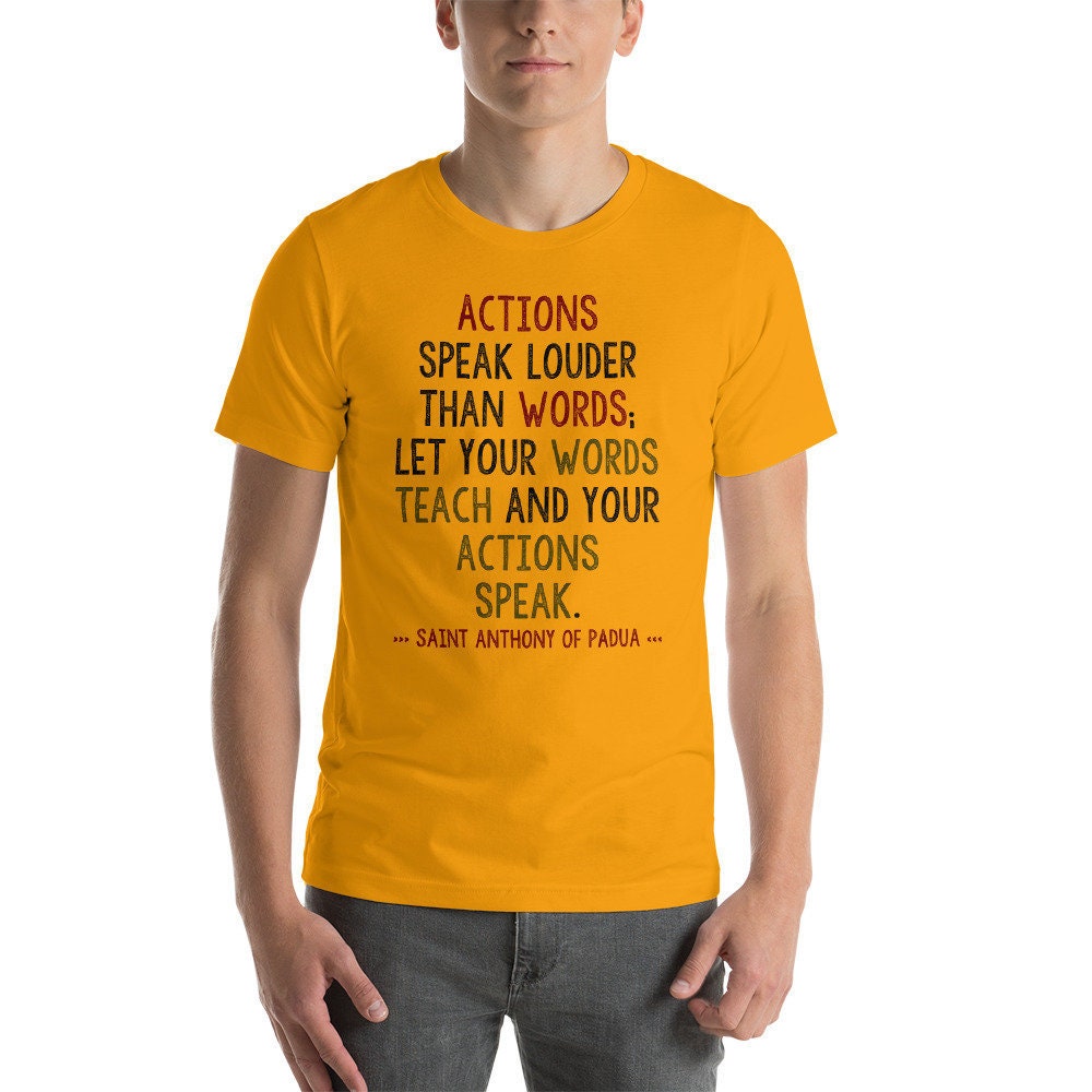 Saint Anthony of Padua - Catholic Saints Quotes serie - UNISEX T Shirt - Catholic Quotes - St Anthony - Saints Art
