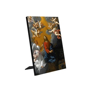 Jesus icon - Print on wood - The Agony in the garden - Religious icons - Jesus Christ Art - TableTop Panel - catholic gifts for her