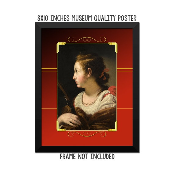 Saint Apollonia Poster Catholic Saints Serie Museum Etsy