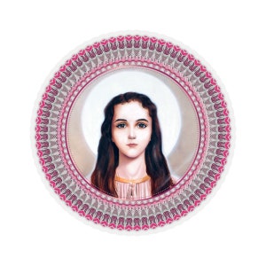 Heilige Philomena van Rome - Katholieke heiligen - Sticker - Stickers - St. Philomena - Heiligen kunst