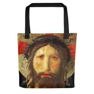 Christian gift for her - Jesus Christ tote bag - Christian gifts - religious bags - christian art - Jesus bags
