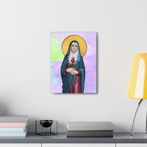 HQ Print on Canvas - Our Lady of Sorrows - Religious Wall Art - 3 Sizes ...