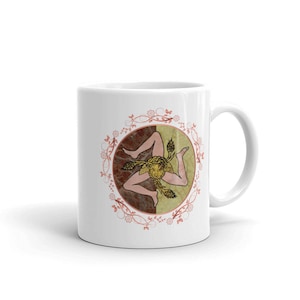 Sicily Mug - Trinacria symbol - Sicilian gifts - Italian Stile - Sicilia home decor - Sicily decor