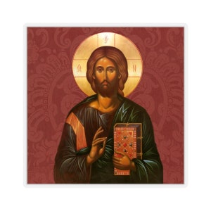 Religious Sticker - Christ Pantocrator - Stickers - Jesus Christ - Indoor or Outdoor - Orthodox Icon