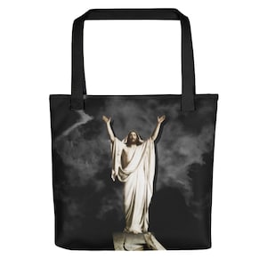 Risen Jesus Tote bag - catholic gift for her - catholic bags - The Resurrection of Christ - religious gifts - Carl Bloch