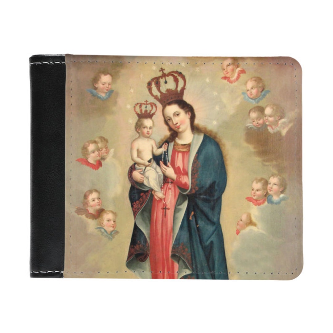 Our Lady of Rosary Men's Wallet Catholic Gift for Him - Etsy