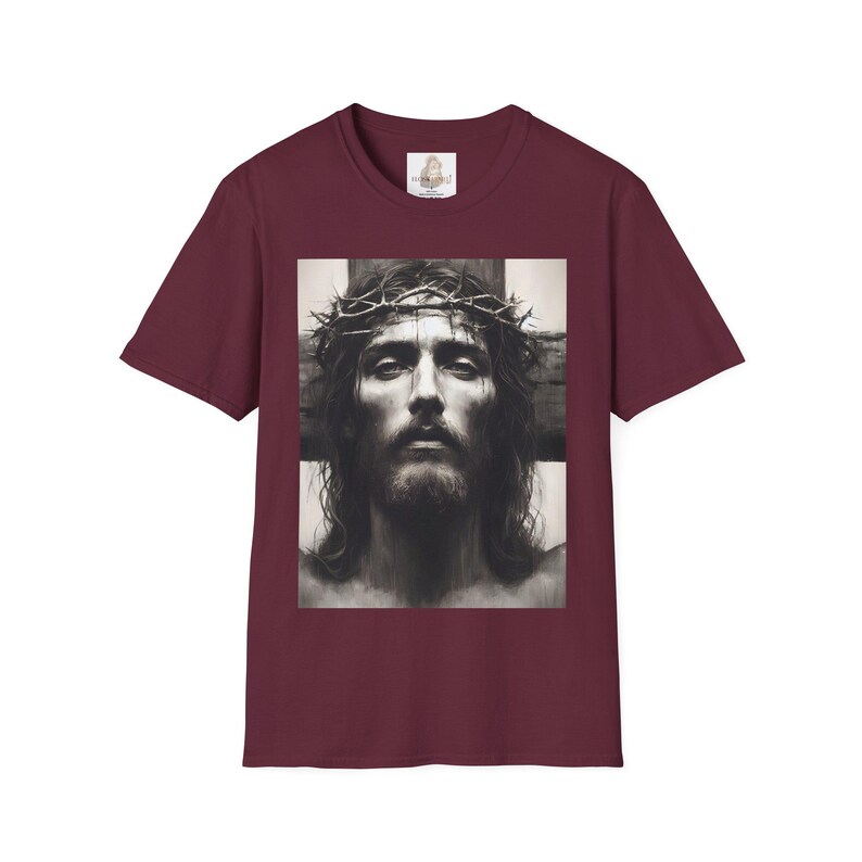 Christian Tshirt Religious Shirt Jesus Christ on the Cross Christian