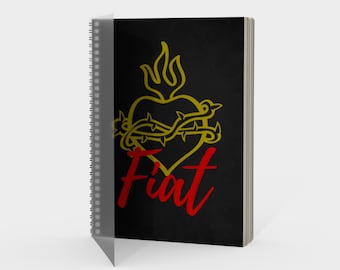 Divine Will - Fiat - Spiral Notebook - Catholic Stationery - Catholic Notebook - religious gifts - devotionals - Religious notebooks