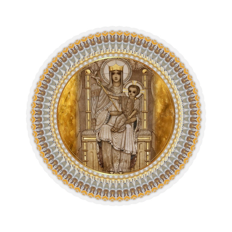 Our Lady of Walsingham Sticker Stickers 4 sizes Indoor image 0