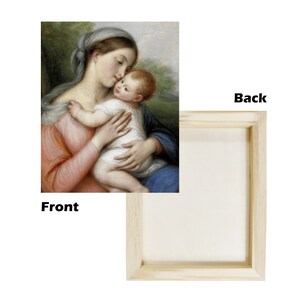Catholic Art on Wood - Madonna and Child by Giovanni Carnovali - Wood Print - Religious decor - Blessed Virgin Mary - Catholic gifts