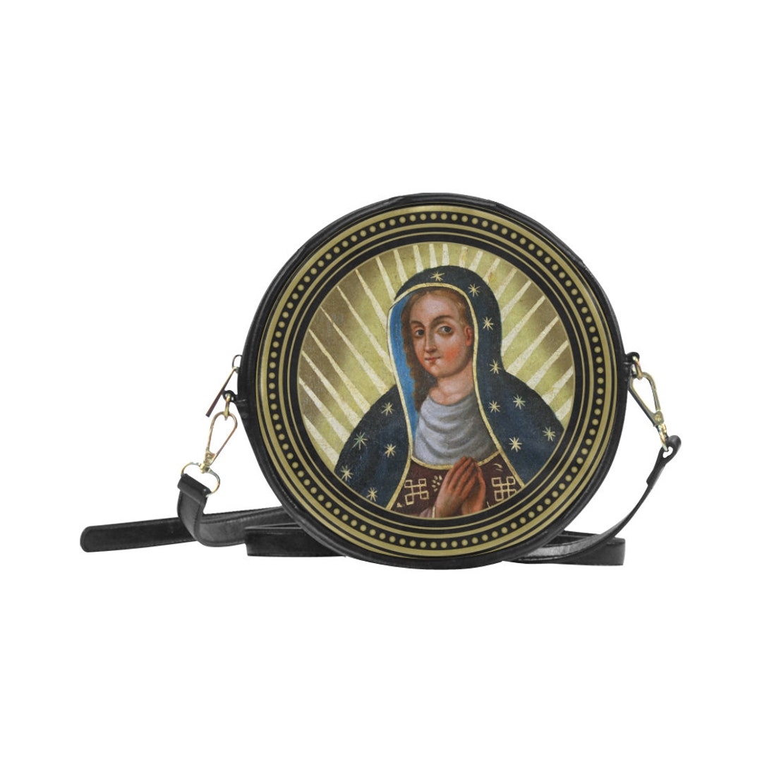 Our Lady of Guadalupe - Round Sling Bag - Catholic Gift for Her - Gift ...