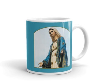 Mary Mother of the Church - Religious Mugs - Catholic Mug - Religious Home Decor - Virgin Mary Mug - Holy Art - Faith