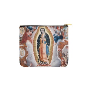 Rosary pouch - Virgin of Guadalupe - Religious gift for her - devotional - holy art - religious gifts - carry all pouch - Catholic gifts