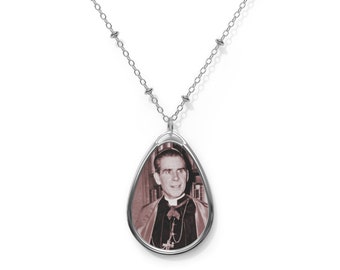 Catholic gifts - Venerable Fulton J Sheen - Catholic necklace - Religious pendant - Devotional jewelry - Religious pendants Catholic Saints