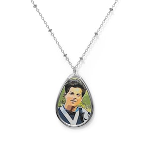 Catholic gift idea - Saint Carlo Acutis - Brass pendant and necklace chain - Catholic jewelry - Religious gifts - Blessed Carlo Acutis
