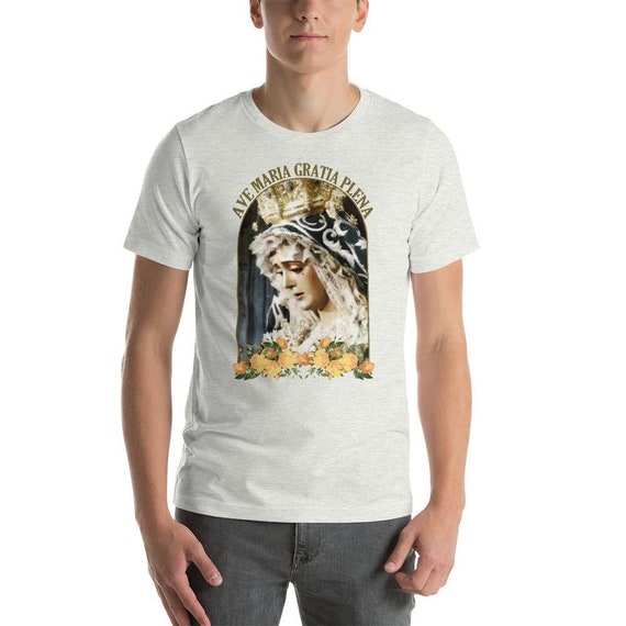 Catholic Tee - The Virgin of Candelaria of Seville - religious t shirt - catholic shirts - Our Lady - Mother Mary shirt