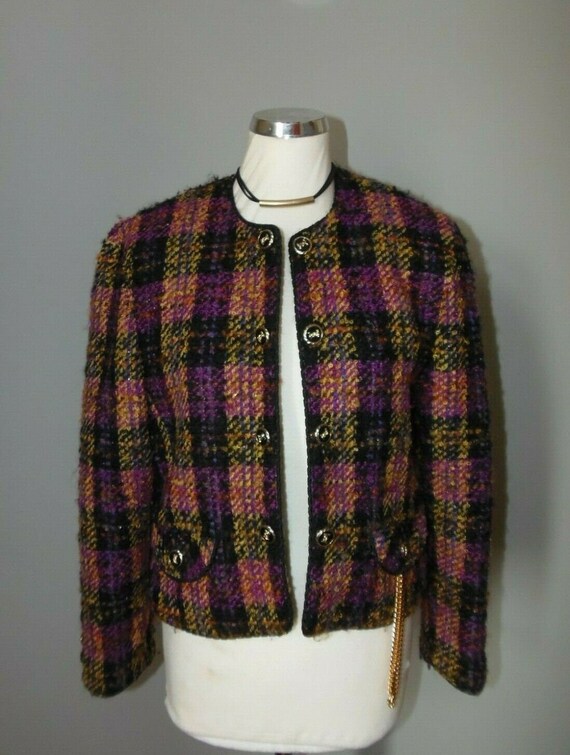 La Mode Smarti style boucle tweed wool & mohair ja