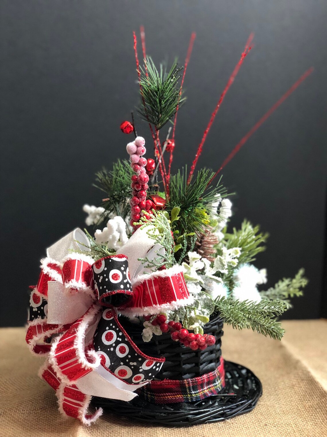 Winter Centerpiece snowman Centerpiece Christmas decor Etsy