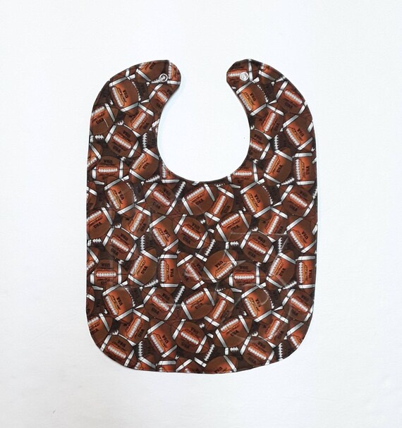Football Toddler Bib fits 624mo Etsy