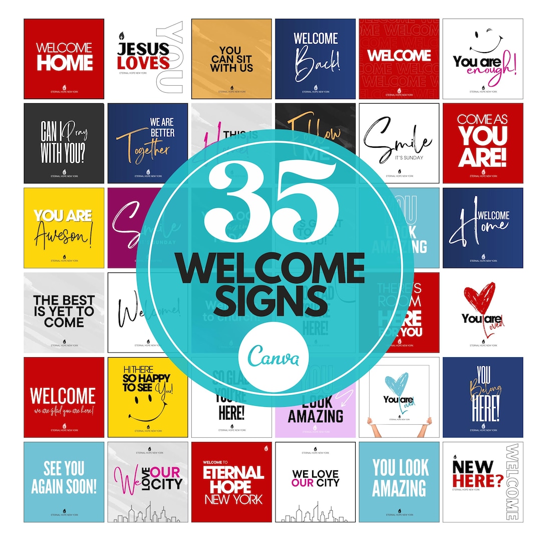 35 Church Welcome Signs Templates, Church Templates, Church Welcome ...