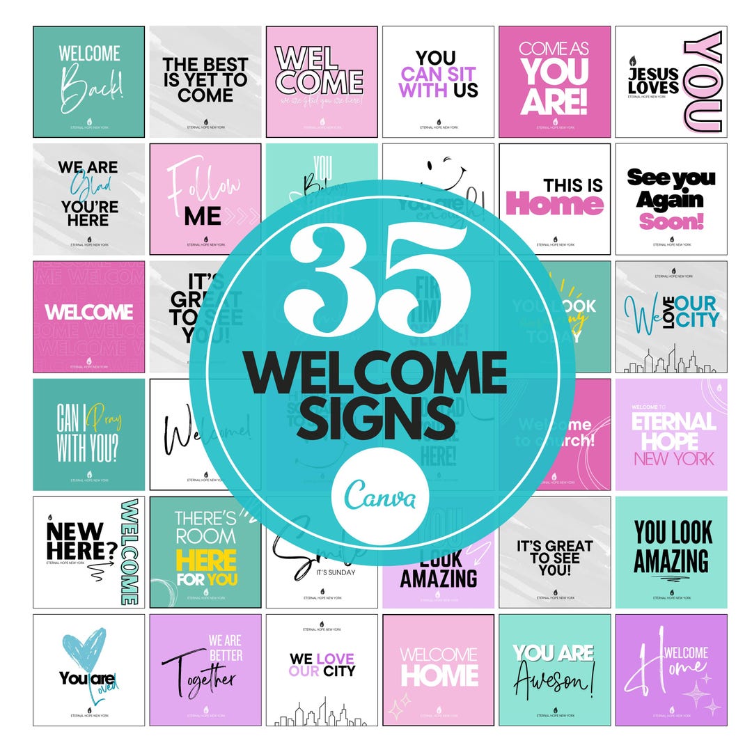 35 Church Welcome Signs Templates, Church Templates, Church Welcome ...