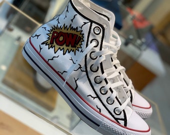 converse comic book shoes
