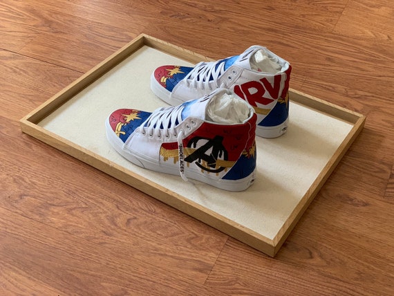 captain marvel vans mens