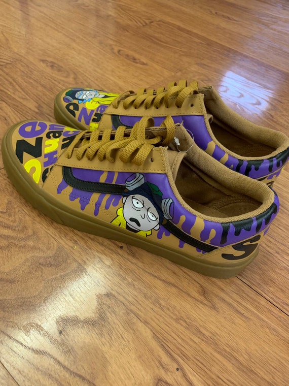 rick and morty vans high tops