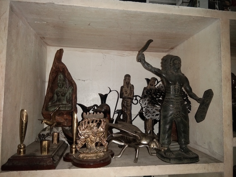 Couple Dance Lovely Statue Bronze Brass 11.5  image 8