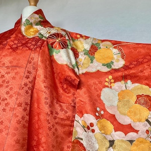 Kimono de seda vintage/furisodio