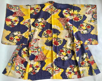 Kimono/Haori de seda antiguo