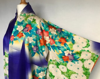 Quimono de seda vintage