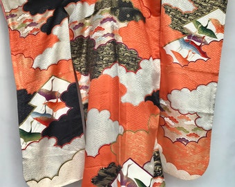 Vintage Silk Kimono Furisode