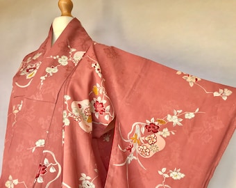 kimono en soie vintage