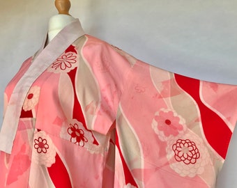 Antique Silk Kimono/ Nagajuban