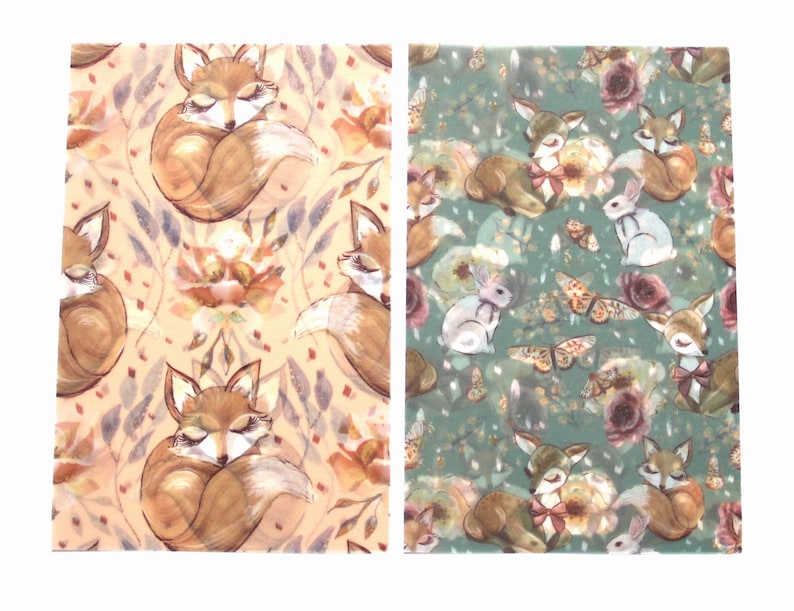 Autumn Meadows Vellum Floral Vellum Vellum Paper Planner - Etsy