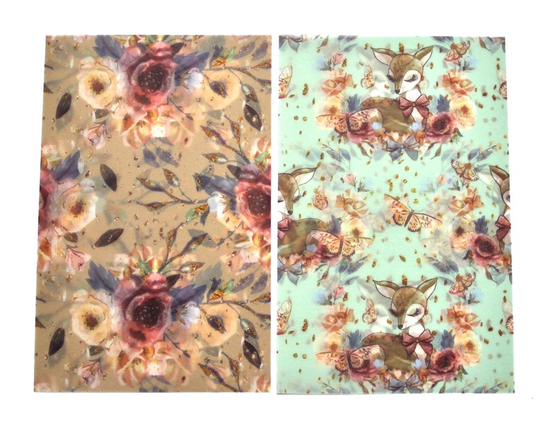 Autumn Meadows Vellum Floral Vellum Vellum Paper Planner - Etsy