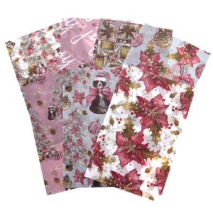 Pink Christmas Vellum; Vellum; Planner Vellum; Holiday Vellum; Vellum Paper; Planners; Bloomsical; Planner Dashboards; Travelers Notebooks