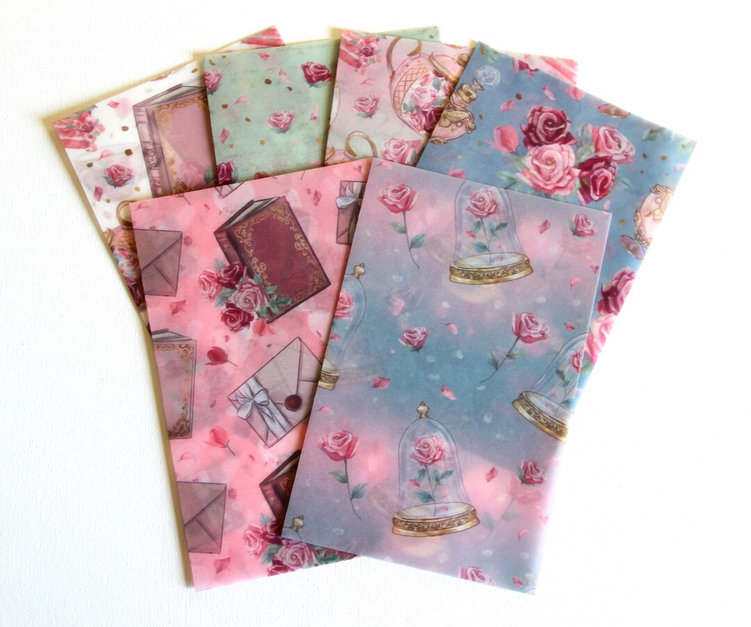 Roses & Romance Vellum Planner Vellum Vellum Dashboards Floral Vellum