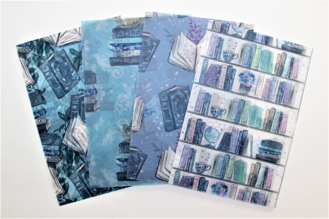 Book Lover Vellum Blue Vellum Book Vellum Specialty Paper Planner Paper
