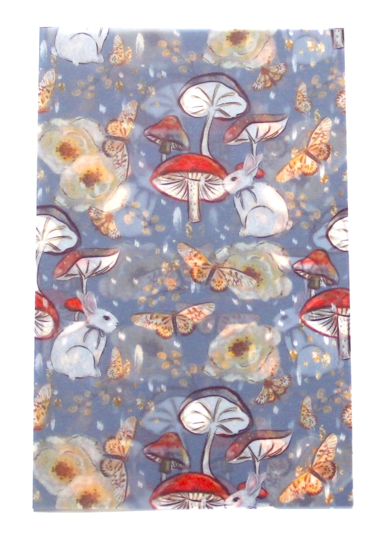 Autumn Meadows Vellum Floral Vellum Vellum Paper Planner - Etsy