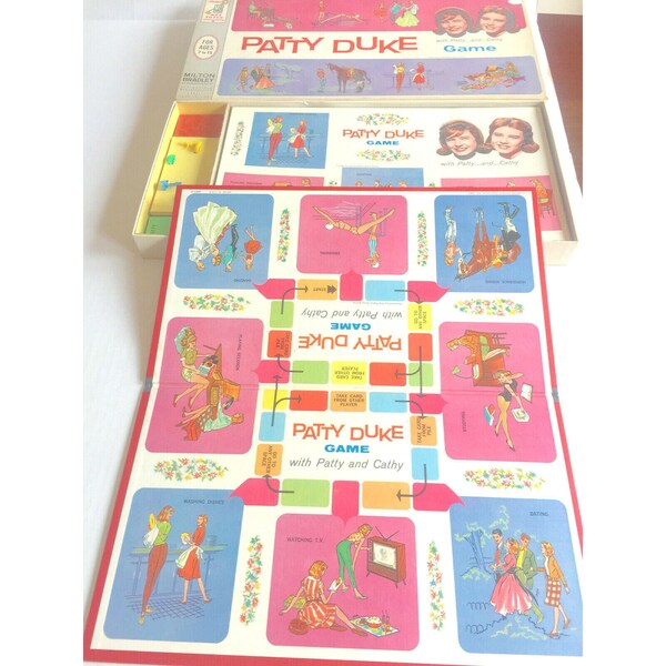 Vintage Patty Duke Board Game 1963 Original Hasbro